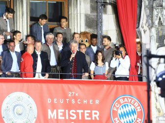 Hier feierten die Bayern die Meisterschaft 2017 Hier feierten die Bayern die Meisterschaft 2017