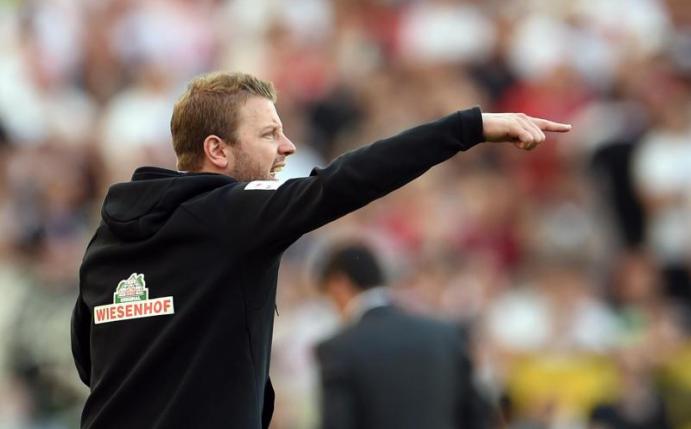 Werders Trainer Florian Kohfeldt. Foto: Andreas Gebert