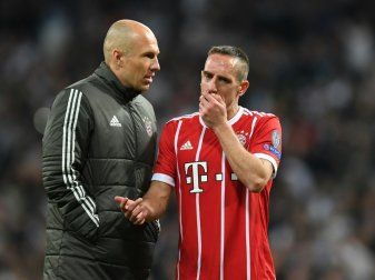 In Verhandlungen: Arjen Robben (l.) und Franck Ribery In Verhandlungen: Arjen Robben (l.) und Franck Ribery