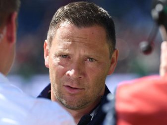 Herthas Trainer Pal Dardai äoßert sich kritisch in Bezug auf Mitchell Weiser. Foto: Peter Steffen Herthas Trainer Pal Dardai äoßert sich kritisch in Bezug auf Mitchell Weiser. Foto: Peter Steffen