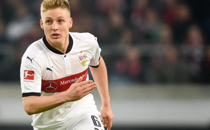Stuttgarts Ascacibar erhielt nach seinem Platzverweis am 33. Spieltag eine Geldstrafe und muss ein Spiel aussetzen. Photo: Sina Schuldt Foto: Sina Schuldt