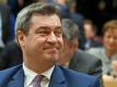 Ministerpräsident Markus Söder ehrt den FC Bayern