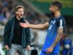 Hoffenheims Trainer Julian Nagelsmann will seine Spieler besser machen. Foto: Uwe Anspach