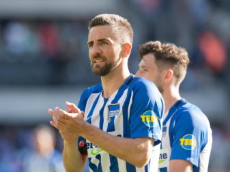 Stürmer Vedad Ibisevic möchte seinen bis 2019 laufenden Vertrag bei Hertha BSC erfüllen. Foto: Annegret Hilse Stürmer Vedad Ibisevic möchte seinen bis 2019 laufenden Vertrag bei Hertha BSC erfüllen. Foto: Annegret Hilse