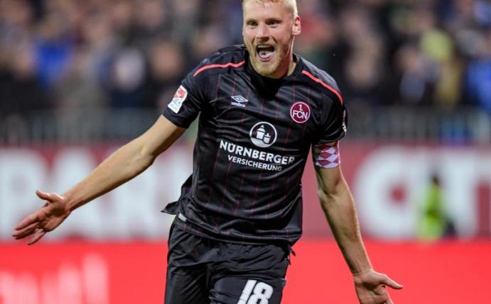 Nürnberger Erfolgsgarant: FCN-Kapitän Hanno Behrens. Foto: Axel Heimken