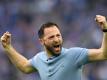 Schalkes Trainer Domenico Tedesco ist zweifelsohne einer der Gewinner der Bundesliga-Saison. Foto: Ina Fassbender