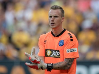 Mark Flekken trägt künftig das Torwart-Trikot des SC Freiburg. Foto: Thomas Eisenhuth Mark Flekken trägt künftig das Torwart-Trikot des SC Freiburg. Foto: Thomas Eisenhuth