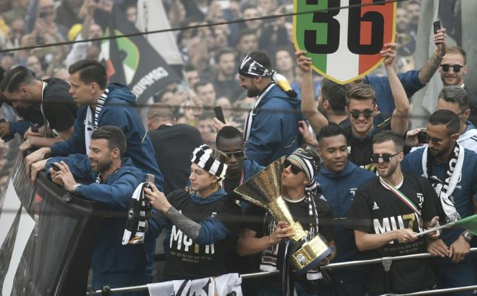 Verletzte bei Juve-Meisterfeier