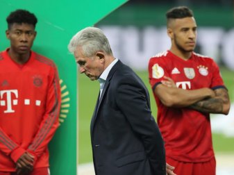 Die Bayern gingen vorzeitig in die Kabine Die Bayern gingen vorzeitig in die Kabine