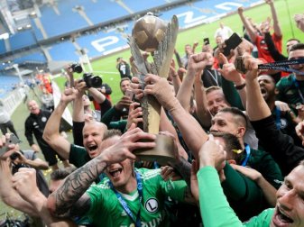 Legia Warschau gewann die polnische Meisterschaft. Foto: Jakub Kaczmarczyk/PAP