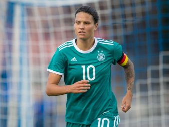 Deutschlands Mittelfeldspielerin Dzsenifer Marozsan. Foto: Sebastian Kahnert