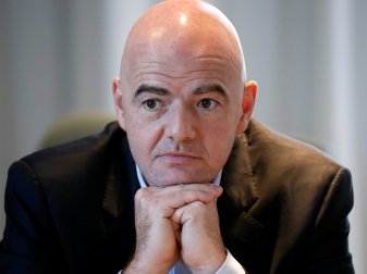 FIFA um Präsident Infantino ist sehr besorgt