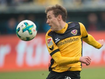 Wechselt von Dynamo Dresden zum 1. FC Köln: Niklas Hauptmann. Foto: Sebastian Kahnert