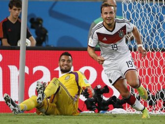 Mario Götze erzielte im WM-Finale 2014 den Siegtreffer zum 1:0 gegen Argentinien. Foto: Kamil Krzaczynski/EPA Mario Götze erzielte im WM-Finale 2014 den Siegtreffer zum 1:0 gegen Argentinien. Foto: Kamil Krzaczynski/EPA
