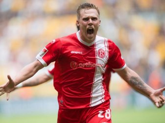 Rouwen Hennings ist mit Fortuna Düsseldorf in die erste Liga aufgestiegen. Foto: Sebastian Kahnert