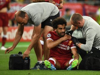 Mohamed Salah musste verletzt vom Platz