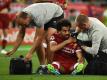 Mohamed Salah musste verletzt vom Platz