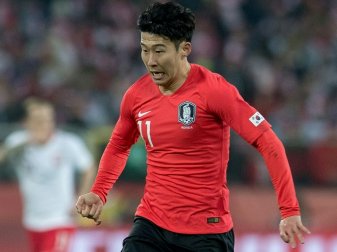 Heu-Ming Son traf bei dem WM-Testspiel gegen Honduras Heu-Ming Son traf bei dem WM-Testspiel gegen Honduras