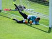 DFB-Torwart Manuel Neuer beim Training. Foto: Christian Charisius