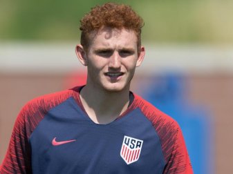 Zeigte sich gleich im ersten Länderspiel treffsicher: Werder-Profi Josh Sargent. Foto: John Dorton Zeigte sich gleich im ersten Länderspiel treffsicher: Werder-Profi Josh Sargent. Foto: John Dorton