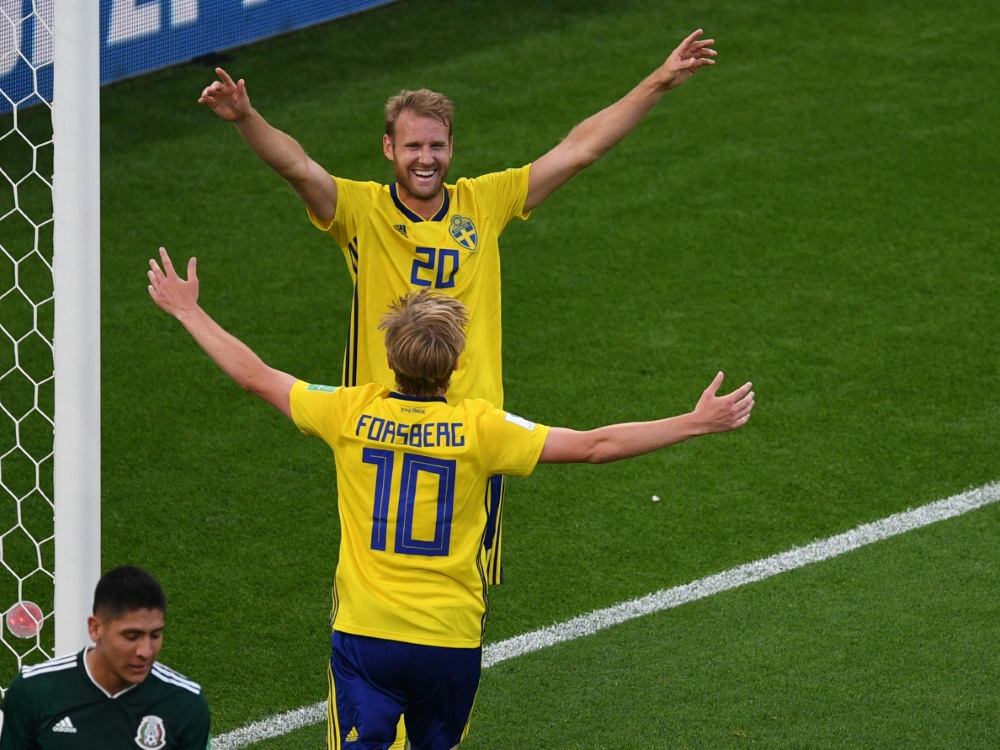 Schweden schafft den Einzug ins WM-Achtelfinale