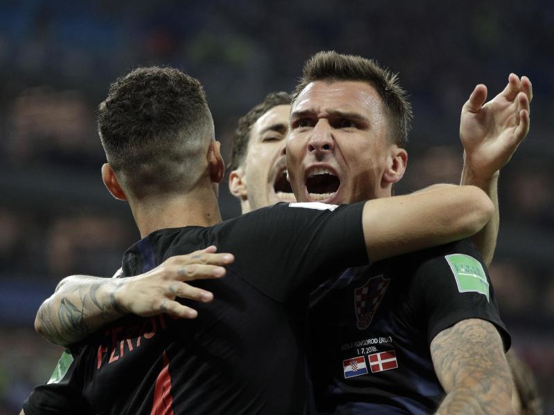 Das Team von Kroatien hat das WM-Viertelfinale erreicht. Foto: Gregorio Borgia/AP