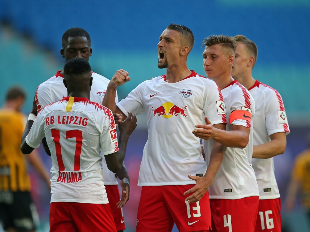 RB Leipzig steht in der nächsten Runde des DFB-Pokals