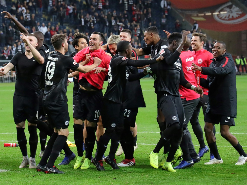 Eintracht Frankfurt feiert einen Auswärtssieg