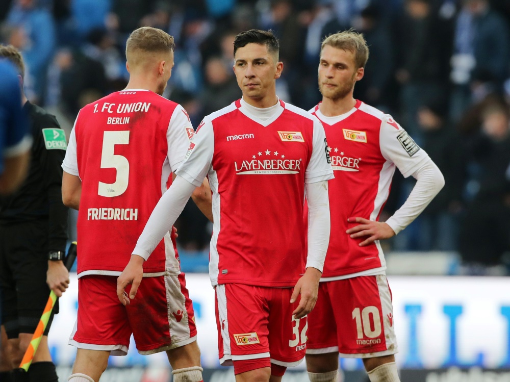 Trotz des Treffers von Zulj (m.) verliert Union Berlin 
