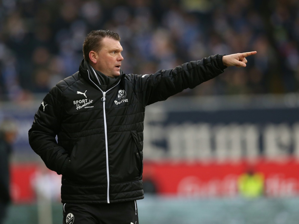 Sandhausens Trainer Uwe Koschinat sieht Sieg gegen Kiel