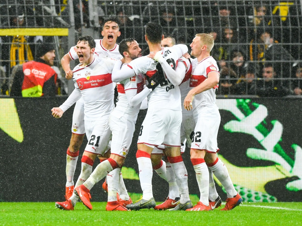 Der VfB Stuttgart gewinnt mit 1:0 gegen Gladbach