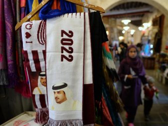 Die Qualifikationsgruppen für die WM 2022 in Katar werden nicht im Gastgeberland ausgelost. Foto: Andreas Gebert Die Qualifikationsgruppen für die WM 2022 in Katar werden nicht im Gastgeberland ausgelost. Foto: Andreas Gebert