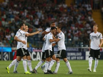 Deutschlands U21-Fußballer wollen auch nach dem EM-Halbfinale jubeln. Foto: Cezaro De Luca Deutschlands U21-Fußballer wollen auch nach dem EM-Halbfinale jubeln. Foto: Cezaro De Luca