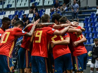 Die Spanier sind heiß auf das Finale am Sonntag Die Spanier sind heiß auf das Finale am Sonntag