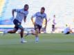 Sieht viel Potenzial bei den Spielern der deutschen U21: Jonathan Tah (l) beim Training mit Marco Richter. Foto: Cezaro De Luca