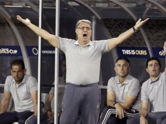 Mexikos Trainer Gerardo Martino hat sein Team ins Finale des Kontinentalwettbewerbs geführt. Foto: Chuck Burton/AP Mexikos Trainer Gerardo Martino hat sein Team ins Finale des Kontinentalwettbewerbs geführt. Foto: Chuck Burton/AP