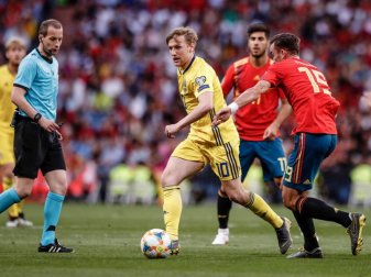 Emil Forsberg (M.) steht bei RB Leipzig unter Vertrag. Foto: Enrique de la Fuente/Shot for pr/gtres Emil Forsberg (M.) steht bei RB Leipzig unter Vertrag. Foto: Enrique de la Fuente/Shot for pr/gtres
