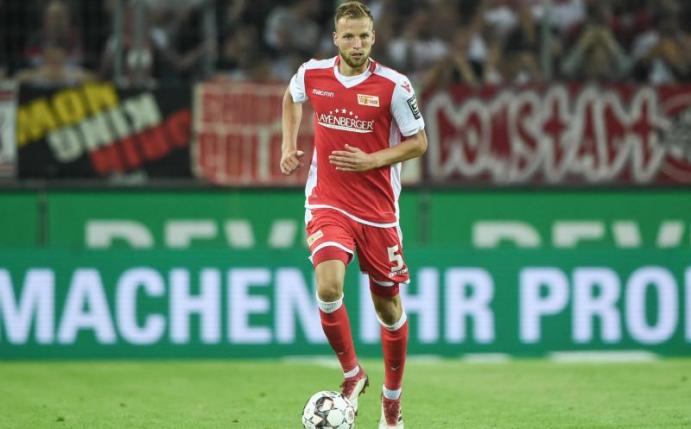 13.08.2018, Nordrhein-Westfalen, Köln, Fußball: 2. Bundesliga, 1. FC Köln - 1. FC Union Berlin, 2. Spieltag im RheinEnergieStadion. Unions Marvin Friedrich am Ball. Foto: Christophe Gateau