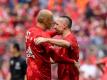 Prägten lange Zeit den FC Bayern: Arjen Robben (l) und Franck Ribery. Foto: Matthias Balk