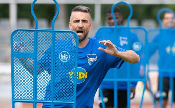 Bleibt Kapitän bei Hertha BSC: Vedad Ibisevic. Foto: Soeren Stache