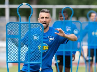 Bleibt Kapitän bei Hertha BSC: Vedad Ibisevic. Foto: Soeren Stache Bleibt Kapitän bei Hertha BSC: Vedad Ibisevic. Foto: Soeren Stache