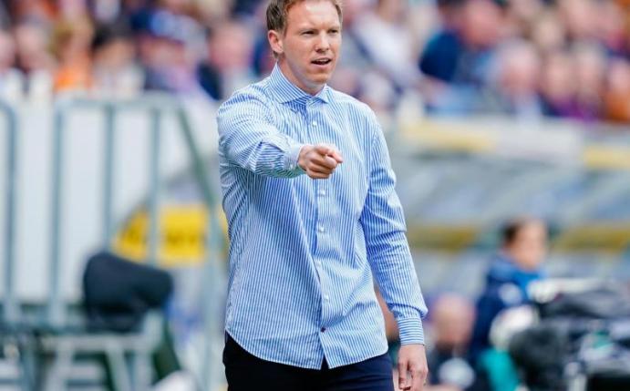 Ex-Hoffenheim-Trainer Julian Nagelsmann startet mit seinem neuen Team RB Leipzig in die Saison. Foto: Uwe Anspach