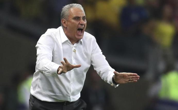 Heißt die Messi-Äußerungen nicht gut: Brasilien-Coach Tite. Foto: Natacha Pisarenko/AP