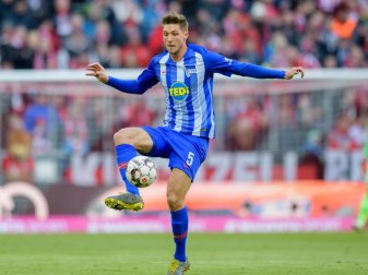 Trägt wohl weiter das Hertha-Trikot: Niklas Stark. Foto: Matthias Balk Trägt wohl weiter das Hertha-Trikot: Niklas Stark. Foto: Matthias Balk