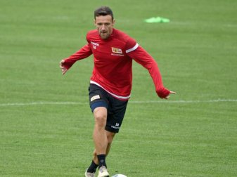 Hat seine Trainingsplatz-Premiere beim 1. FC Union Berlin absolviert: Christian Gentner in Aktion. Foto: Matthias Koch