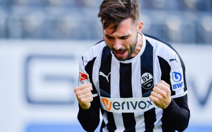 Will künftig in Nürnberg über Tore jubeln: Fabian Schleusener. Foto: Uwe Anspach