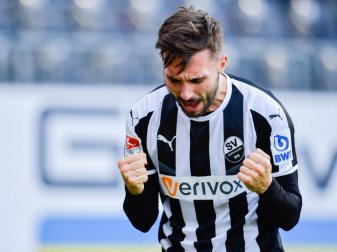 Will künftig in Nürnberg über Tore jubeln: Fabian Schleusener. Foto: Uwe Anspach Will künftig in Nürnberg über Tore jubeln: Fabian Schleusener. Foto: Uwe Anspach