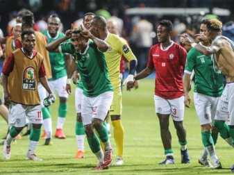 Die Spieler aus Madagaskar verblüffen bisher beim Afrika-Cup. Foto: Omar Zoheiry Die Spieler aus Madagaskar verblüffen bisher beim Afrika-Cup. Foto: Omar Zoheiry