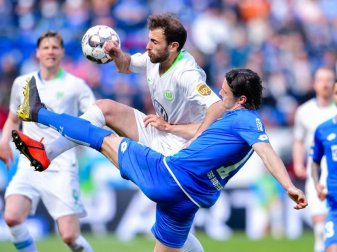 Der VfL Wolfsburg und 1899 Hoffenheim bestreiten das erste Montagsspiel der Saison 2019/20. Foto: Uwe Anspach Der VfL Wolfsburg und 1899 Hoffenheim bestreiten das erste Montagsspiel der Saison 2019/20. Foto: Uwe Anspach
