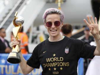 Trump-Kritikerin: Megan Rapinoe. Foto: Kathy Willens/AP Trump-Kritikerin: Megan Rapinoe. Foto: Kathy Willens/AP